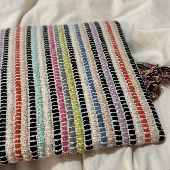 Stella & Dot Multi-Color Fringe Clutch - Picture 8 of 12